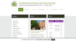 Desktop Screenshot of eveshamnaturalhealth.co.uk